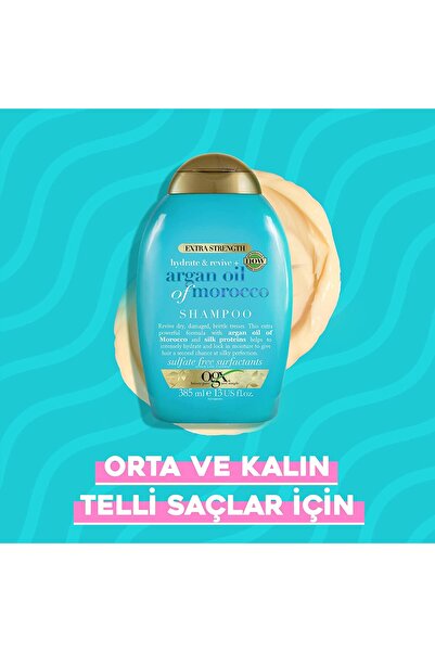 OGX Ekstra Zarar Görmüş Saçlar İçin Güçlendirici ve Canlandırıcı Şampuan 385 ml CYT7979464613131713