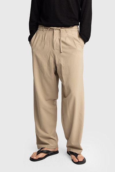 GIESTO WAIST ROPE GOFRE PANTS