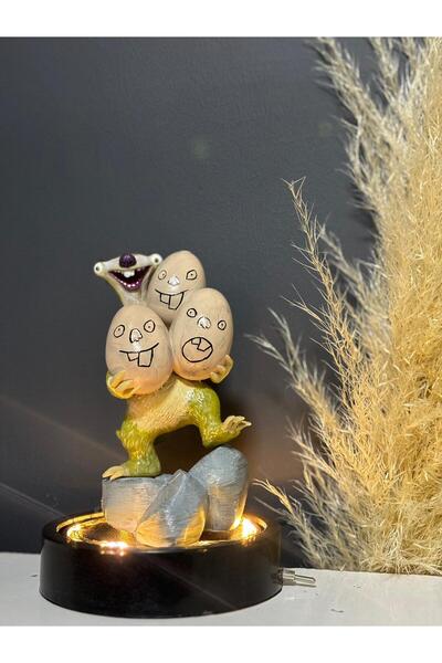 hayatvesanat Sid Buz Devri Figür 21 Cm Fanuslu Led Aydınlatmalı Gece Lambası