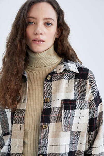 DeFacto Φανελένιο μακρυμάνικο πουκάμισο Z9106az22au