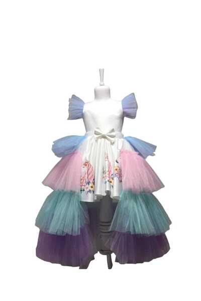 Sirius Kids Unicorn Doğum Günü Parti Elbisesi