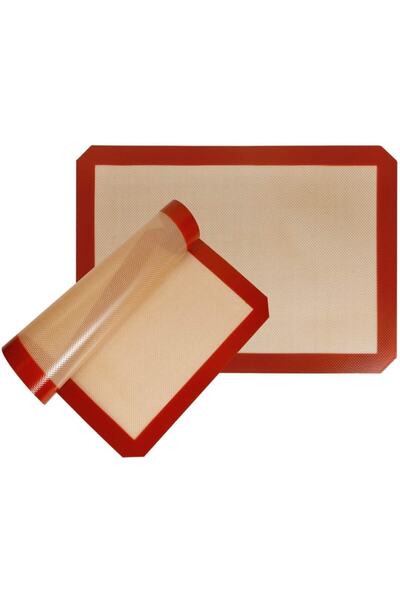 BabyLondy Profesyonel Yanmaz Yapışmaz Yıkanabilir Silikon Pişirme Matı 30cmx40cm