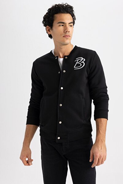 DeFacto Regular Fit Kolej Yaka Bomber Hırka Z9633az22au