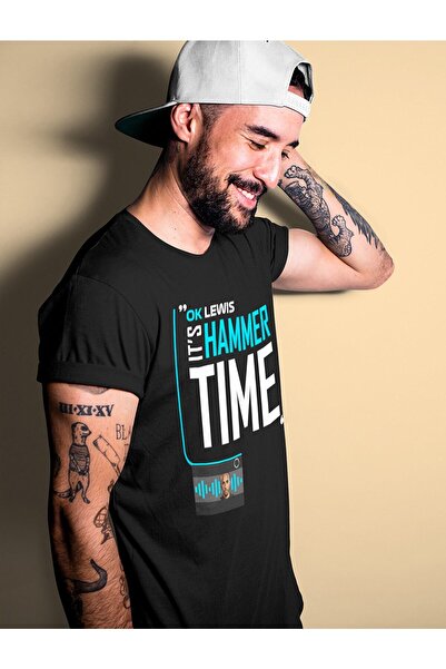 CONSTRAİN Μαύρο μπλουζάκι Lewis Hammertime Radio Series