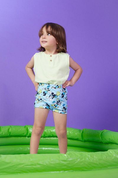 DeFacto Baby Boy Disney Mickey & Minnie Sea Shorts Z9657a223sm