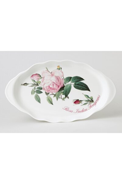 Roy Kirkham Versailles Ince Kemik Çini Tatlı Tepsi Oval Sunum Koleksiyon Yükseklik 23mm Mikrodalga Uyum 1 Adet