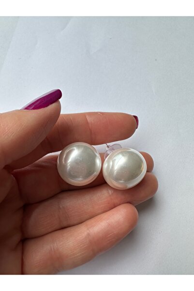 Amor Center Big Ball Earrings with Pearls