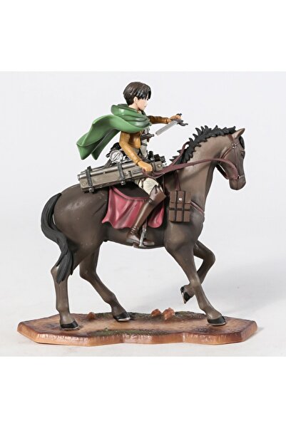 FG KONNİCHİWA ATTACK ON TİTAN LEVİ ACKERMAN HORSE RİDİNG FİGÜR