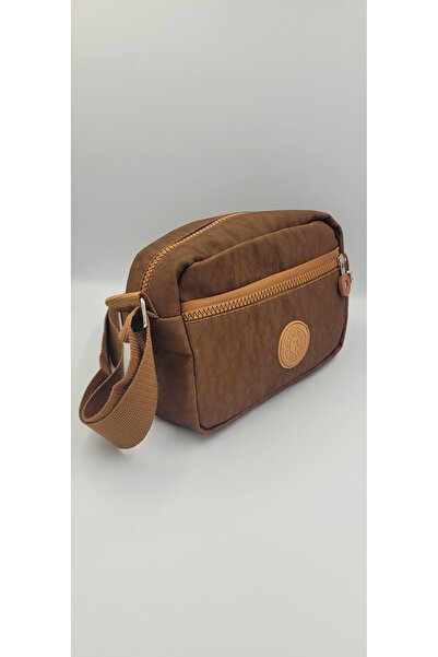 KIRASE Kadın Kırınkıl Kumaş Kolon Askılı 2 Bölmeli Orta Boy Spor Çanta