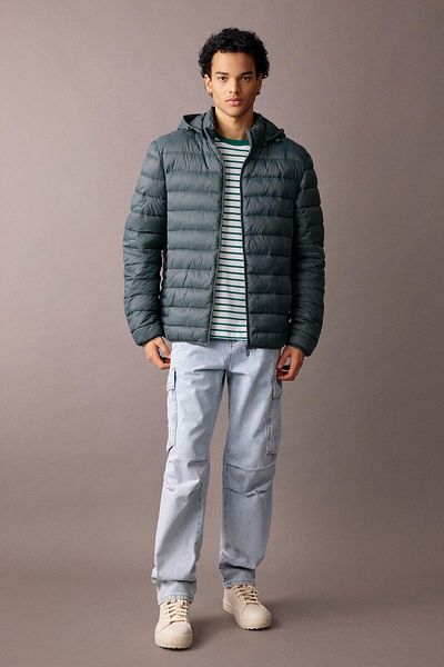 DeFacto Slim Fit Hooded Puffer Jacket N4661az23au