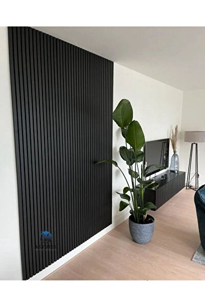 Genel Markalar Akyürek Lb 3771 Model Bute Mat Siyah Renk Dekor Profil Duvar K...