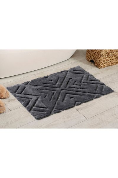 Cotton Box Cotton Mat Blow Dark Grey 60x100