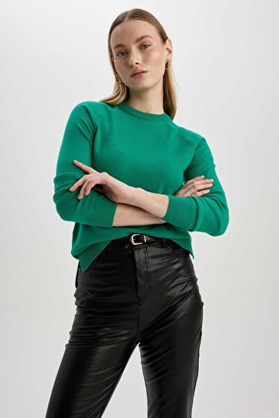 DeFacto Regular Fit Crew Neck Sweater I6913az23wn