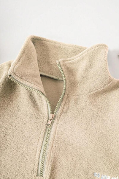 GHASSY CO. Ghassy Co. Women's Kangaroo Pocket Zippered Fleece Sweatshirt