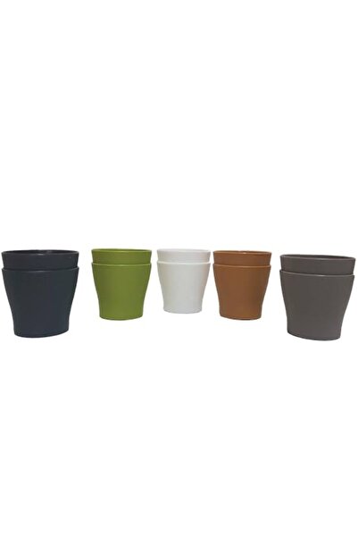 seazde POLİWORK Gardenya 25 Cm Saksı BEYAZ