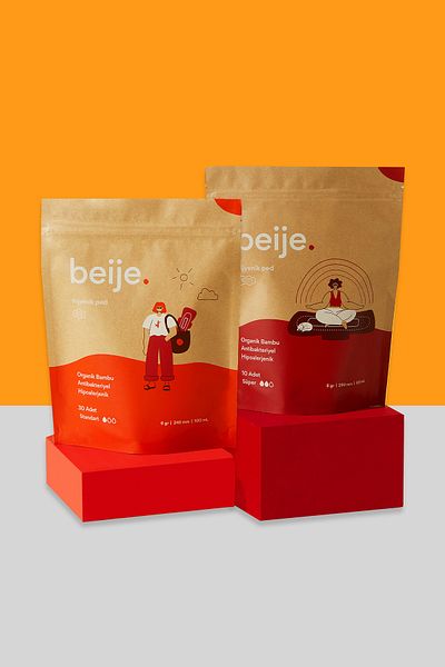 beije Gizem's Menstrual Package (30 Standard Pads, 10 Super Pads)