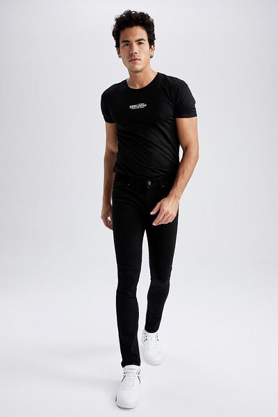 DeFacto Super Skinny Fit Tightest Fit Κανονική μέση Extra Skinny Leg Jean παντελόνι R8752az23sp