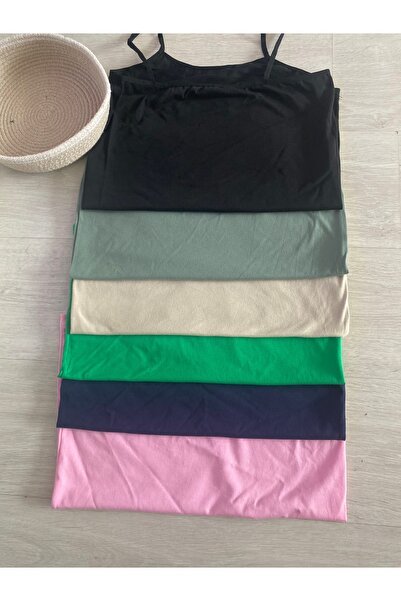 EBRULİ BUTİK06 Women's Athlete with String Straps plus Size 6 Pieces