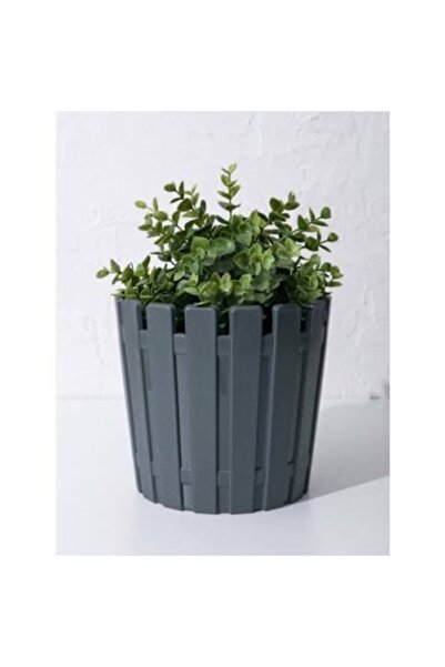 Genel Markalar POLİWORK Akasya Tasarım 3.5 Lt  Renkli Akıllı Saksı ANTRASİT