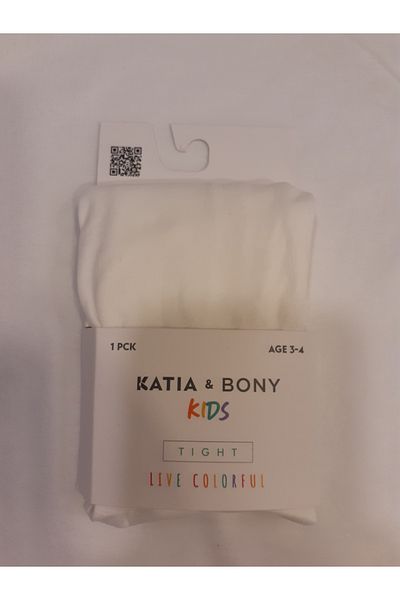 Katia&Bony KATIA&BONY white girl's mousse pantyhose