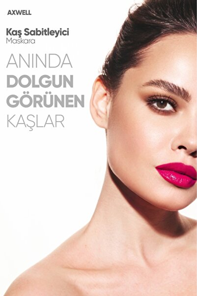 AXWELL Şeffaf Kaş Sabitleyici & Şekillendirici Jel Maskara - Eyebrow Mascara 20 ml