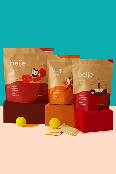 beije Serra's Menstrual Package (10 Super Daily Pads, 20 Super Pads, 10 Super+ Pads)