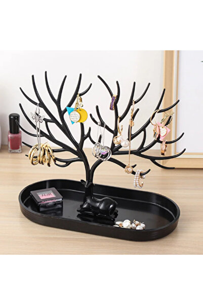 Modo Di Bellezza Deer Patterned Suit Stand - Ring Earring and Necklace Hanger Jewelry Organizer