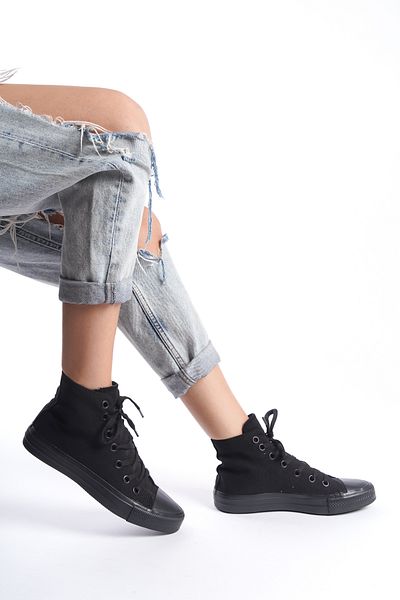 eformoda by emre yılmaz Pantofi sport negri din in lung, pantofi sport casual CNV6