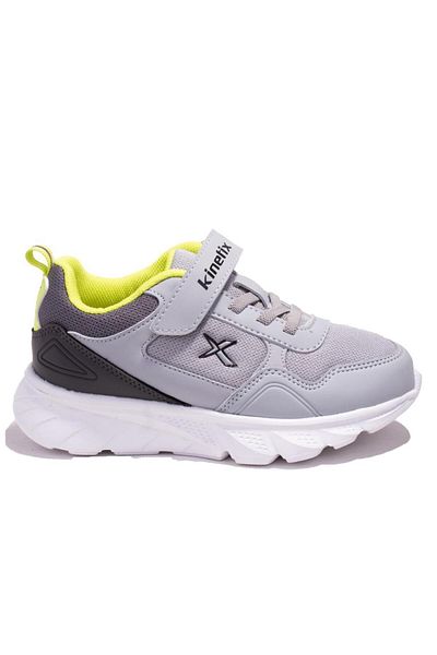 Kinetix Fender Gray Green Orthopedic Daily Boy's Sports Shoes