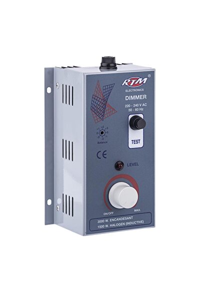 Rtm Rezistans Kontrol 3000 Watt 15 Amper-Rezistans Dimmeri