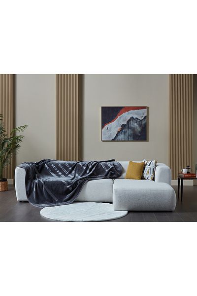 Doqu Home Gray Double Embos Blanket Perlina