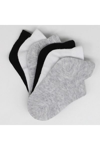 Bistyle 6-Piece Sneakers Non-Slip Sole Baby Socks 6112