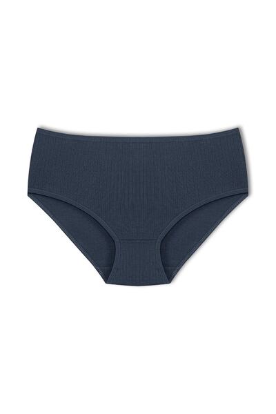 HNX 5'li Pamuklu Fitilli Yüksek Bel Büyük Beden Kadın Külot