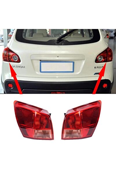 FESAN NİSSAN QASHQAI J10 SAĞ + SOL ARKA STOP LAMBASI TAKIMI 2006--2009