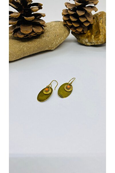 Porsuk Alternatif El yapımı tasarım Patina kadın küpe