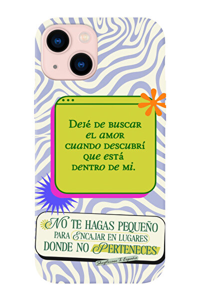 shoptocase Iphone 13 Uyumlu Amor-Aşk Desenli Lansman Silikon Telefon Kılıfı