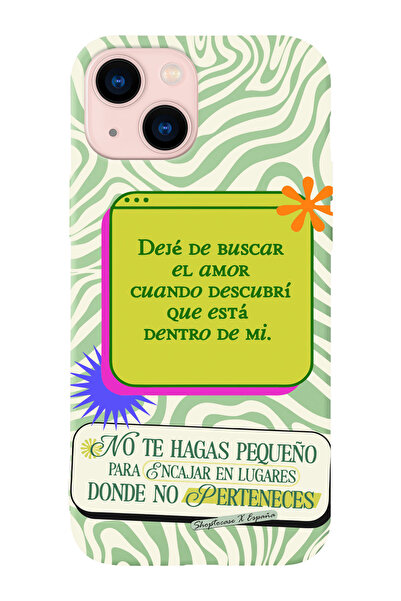 shoptocase Iphone 13 Uyumlu Amor-Aşk Desenli Lansman Silikon Telefon Kılıfı