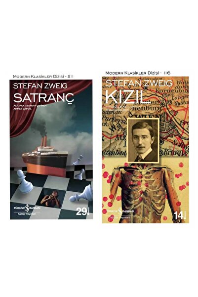 TÜRKİYE İŞ BANKASI KÜLTÜR YAYINLARI Stefan Zweig - Satranç - Kızıl