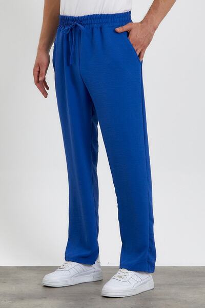 efraim giyim Unisex Oversize Gri Aerobin Keten Yazlık Ince Salaş Alt Jogger Pantolon
