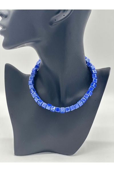 Hobimos Ceramic Women's Cube Necklace