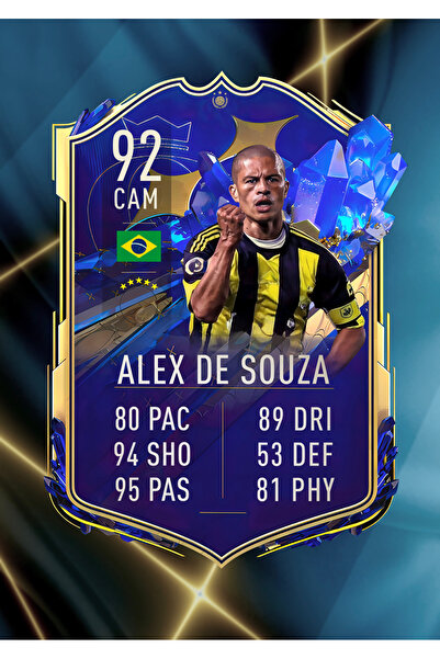 512 STORE Kaptan Alex Fut Card Temali 30x42 Cercevesiz Duvar Poster