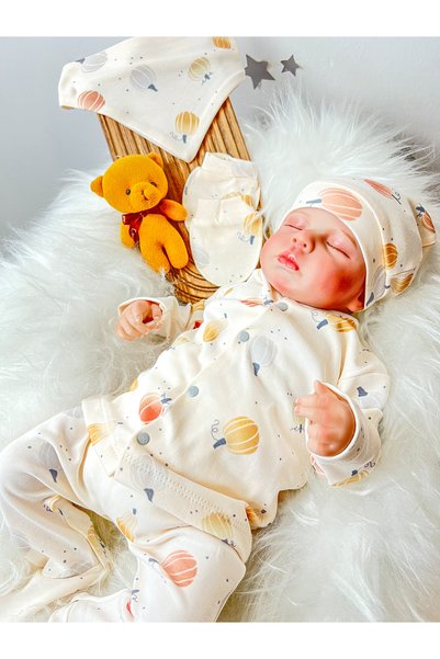 Aa Bebek Pumpkin Baby Girl Newborn Hospital Release Set of 5