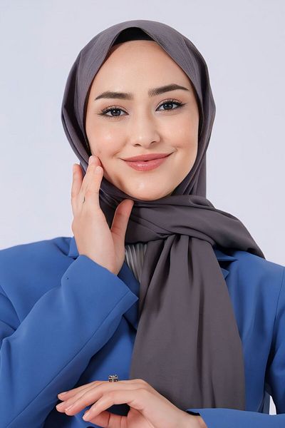 HAREM SCARF Ασιατικό σάλι ανθρακί