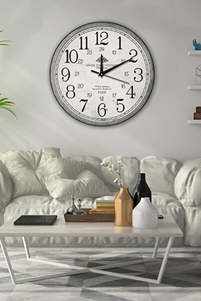 modabilge Retro Tasarımlı Duvar Saati 35x35cm