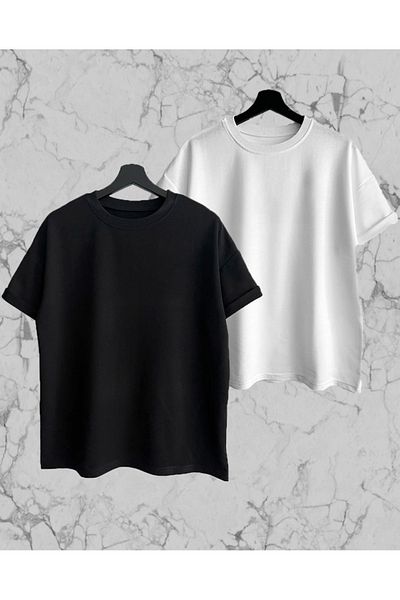 viperkombin Oversize T-Shirt 2 Pack Crew Neck