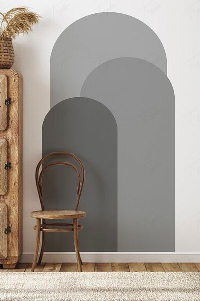 TUGİBU Boho Themed Oval Wall Sticker