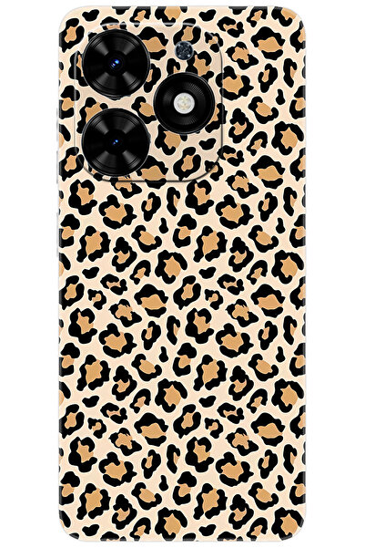 TECNO Spark GO 2024 (BG6) Uyumlu Kılıf Desen Baskılı Silikon Leopar Desen STK:743 CP-xUY3DnZ