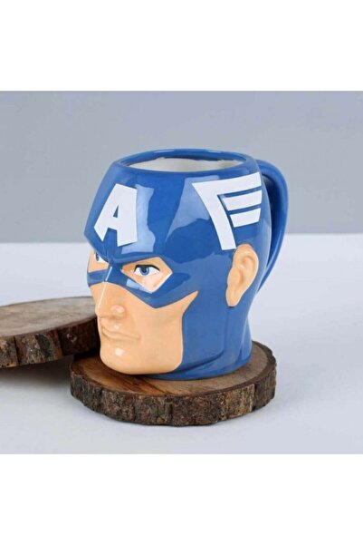 FG KONNİCHİWA KAPTAN AMERİKA 3D TASARIM KUPA