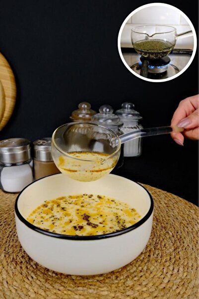 Digithome Heat Resistant Borosilicate Fine Glass Sauce Soup and Food Ladle 20...