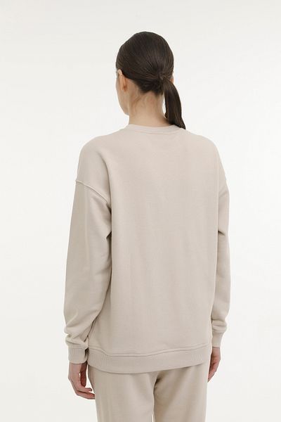 Lotto Γυναικείο φούτερ W-DELFIN C NECK SWEAT 4FX Μπεζ